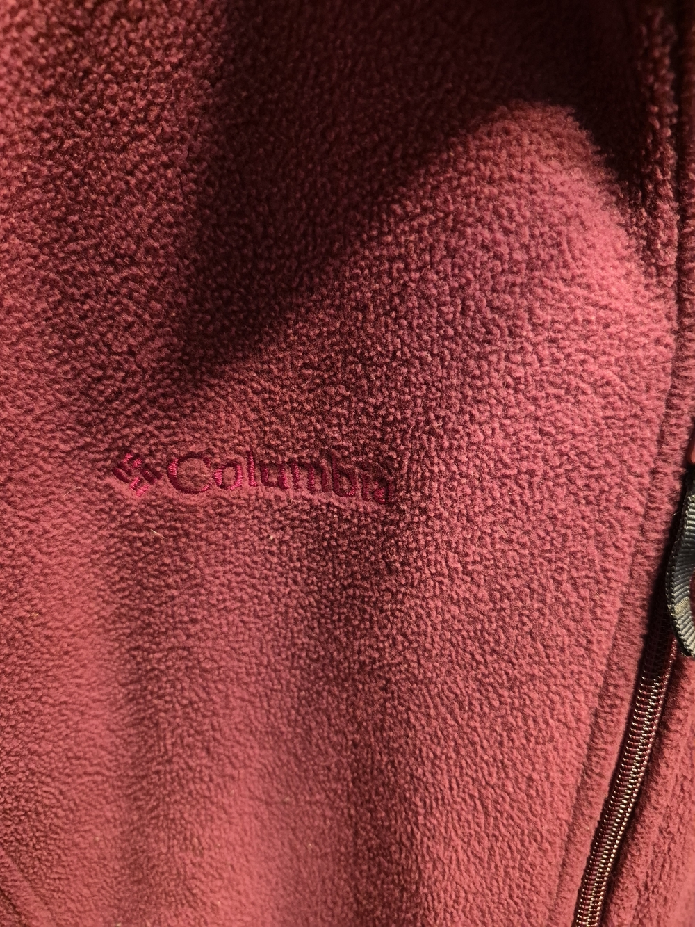 Columbia Raspberry Pink Full-Zip Fleece Jacket - Picture 2 of 4